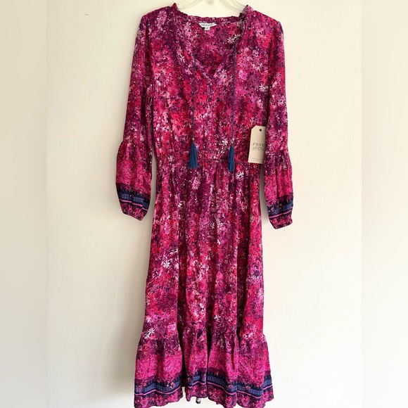 Frye and Co. Long Sleeve Midi Dress size XS - Picture 5 of 7